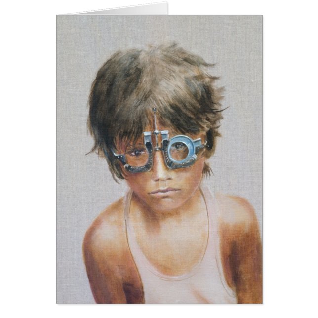 Cartão Teste do olho em Vivekananda (Frente)