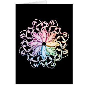 Cartão Teste padrão do balé (espectral)