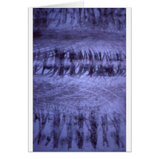 Cartão Teste padrão do parque de estacionamento após a