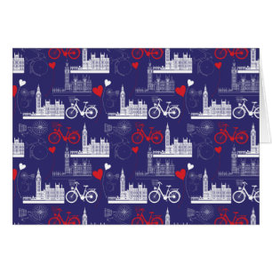 Cartão Teste padrão dos marcos de Londres