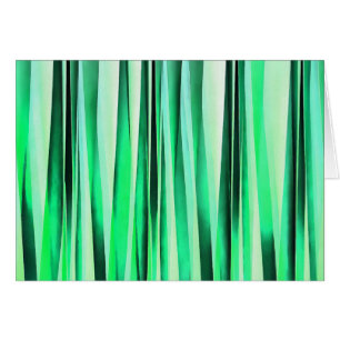Cartão Teste padrão Stripy da serenidade de turquesa