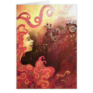 Cartão Tet Yod Samech - Notecard Fazer Milagre