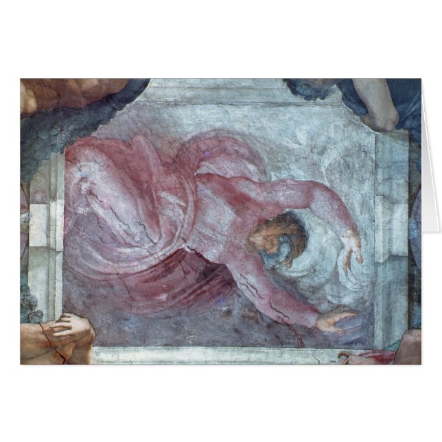 Cartão Teto 2 da capela de Sistine (Frente Horizontal)