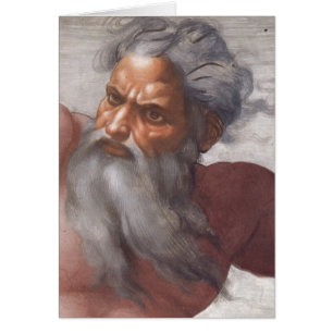 Cartão Teto da capela de Sistine