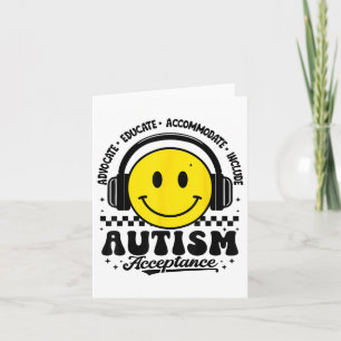 Cartão Teto Especial de Educação de Consciência Autismo