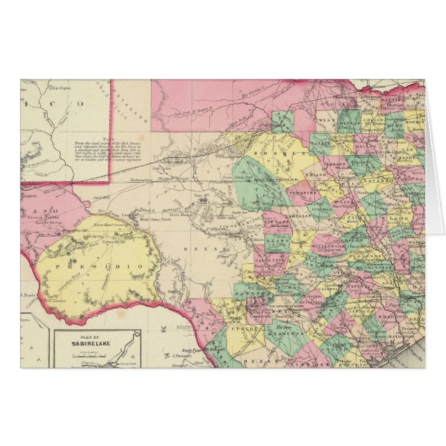 Cartão Texas 4 (Frente Horizontal)