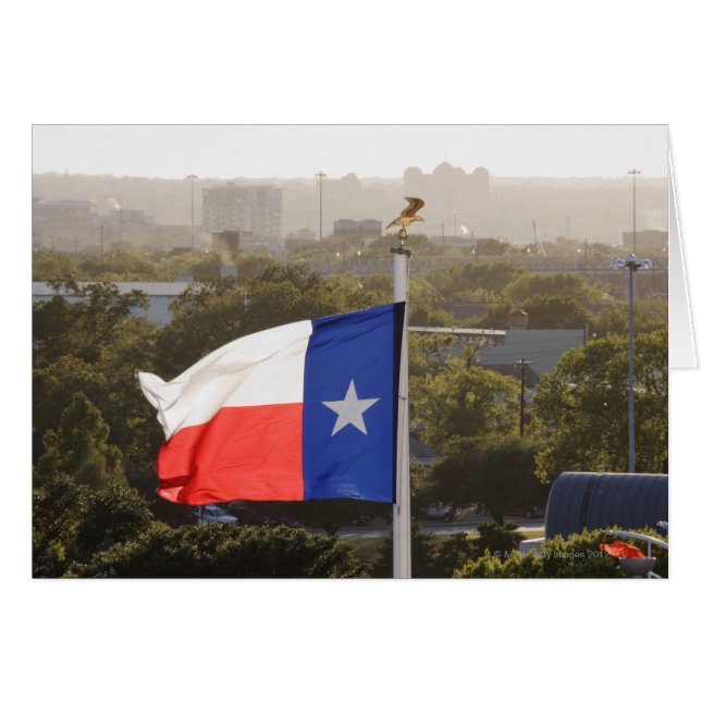 Cartão Texas Flag (Frente Horizontal)