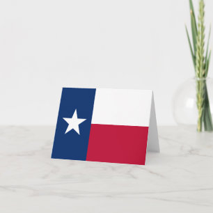 Cartão Texas State Flag - The Lone Star State