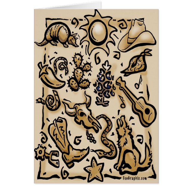 Cartão Texas Thang (Frente)