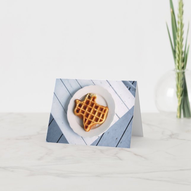 Cartão Texas Waffle Notecard (Frente)