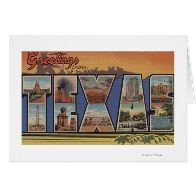 Cartão TexasLarge - Letra Cena 3 (Frente Horizontal)