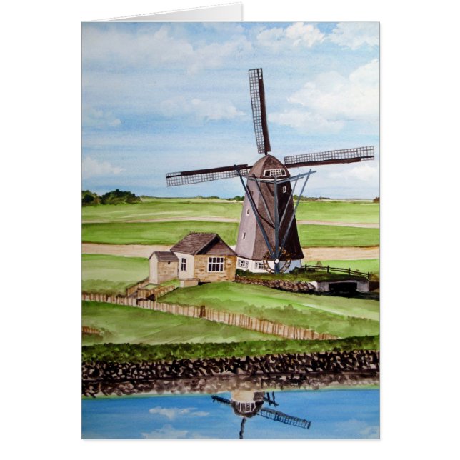 Cartão Texel Island, Holland (Frente)