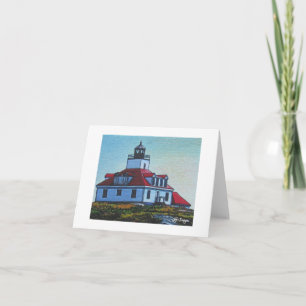 Cartão Têxtil Art Lighthouse