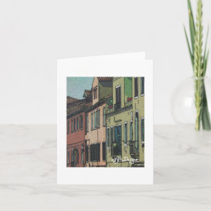 Cartão Têxtil Art Venice Notecard