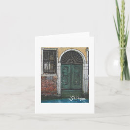 Cartão Têxtil Art Venice Notecard