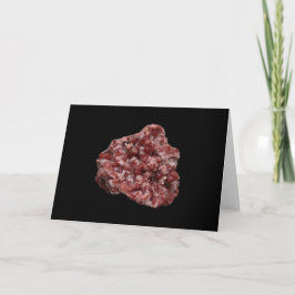 Cartão Texto de Adição de Cluster de Andradite Garnet e C