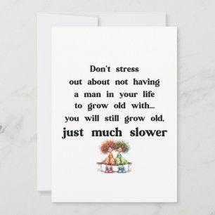 Cartão Texto engraçado sobre mulheres e homens