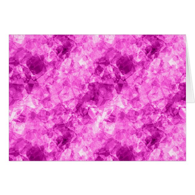 Cartão Textura impermeável rosa (Frente Horizontal)