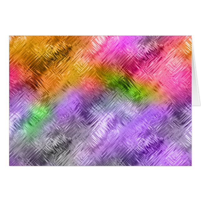 Cartão Textura Roxa Glassy Ametrine (Frente Horizontal)