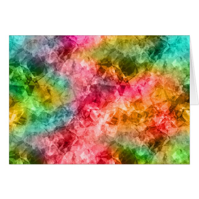 Cartão Textura tropical amassada (Frente Horizontal)