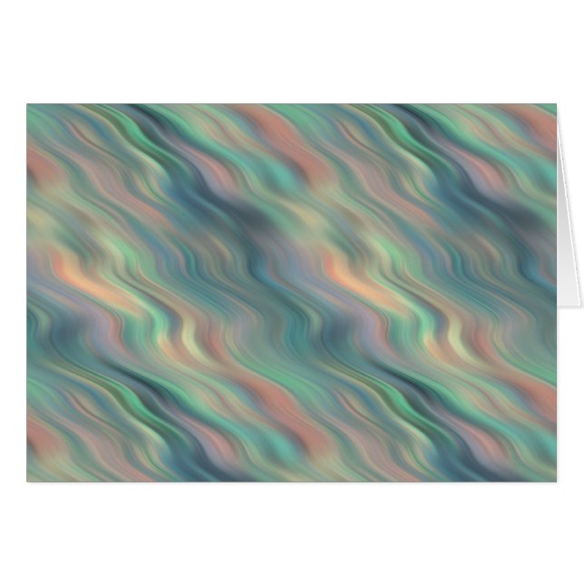 Cartão Textura Wavy Iris Azul (Frente Horizontal)