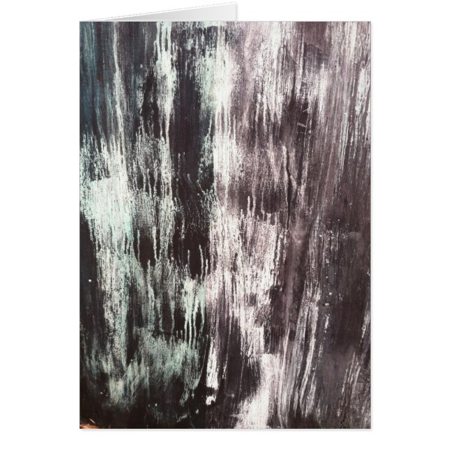 Cartão Textured preto das canvas (Frente)