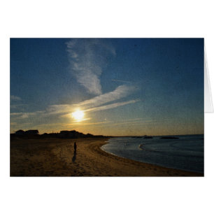 Cartão Texturizado Sunset por Shirley Taylor