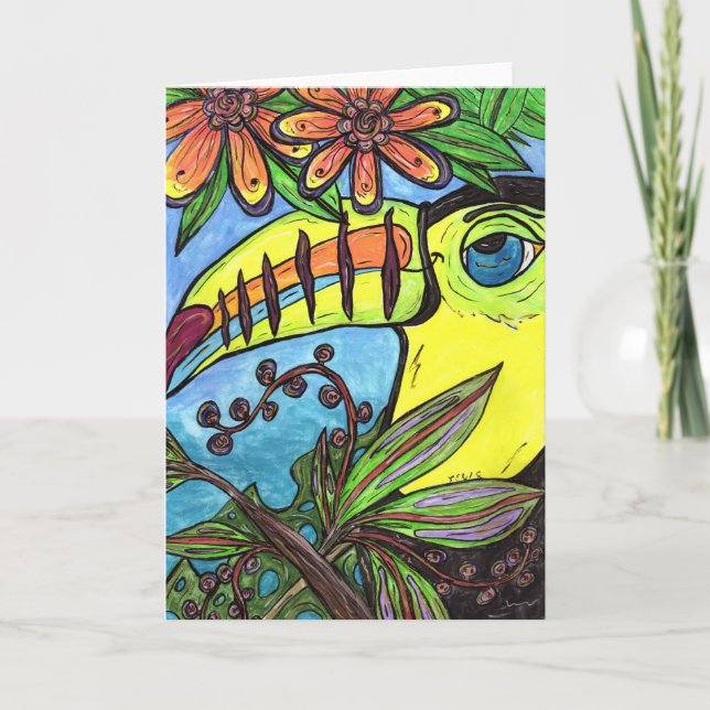 Cartão Tezza, o tucano (Frente)