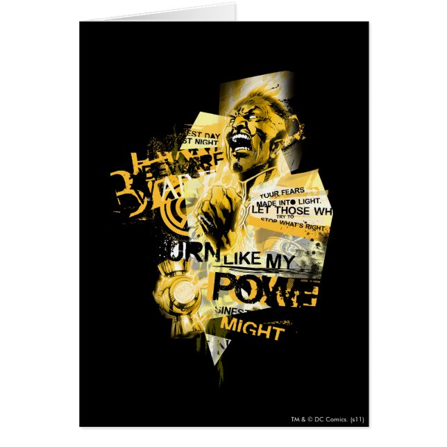 Cartão Thaal Sinestro 10 (Frente)