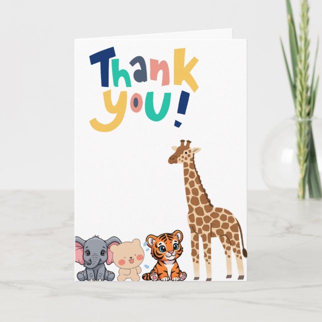 Cartão Thank you for being my kindergarten Teacher (Frente)