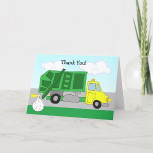 Cartão Thank you to the Waste Disposal Workers