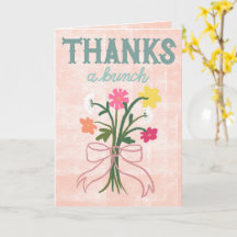 Thanks a Bunch – Colorful Floral Abstract with Bow