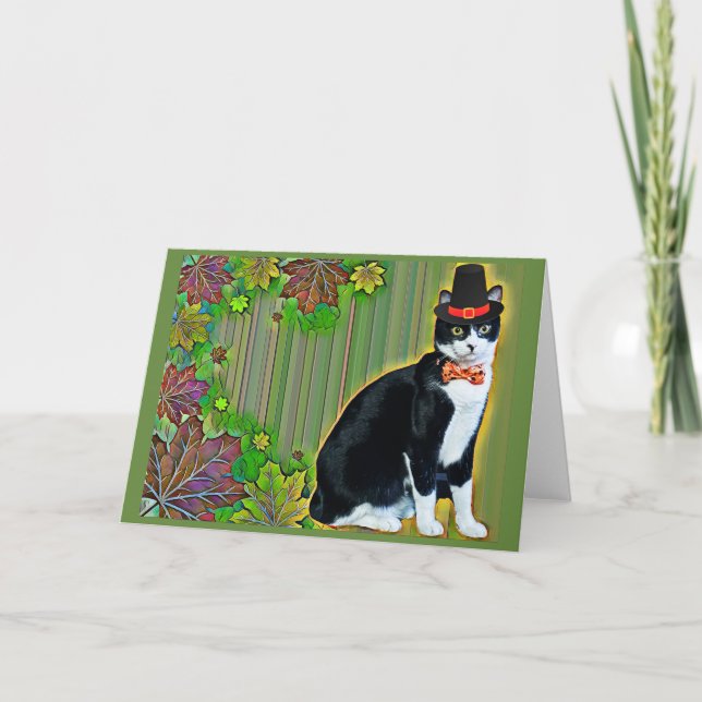 Cartão Thanksgiving Calliope  (Frente)