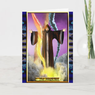 Cartão The Banx Tarot Magician Greeting Card