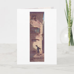 Cartão The Beggar Musician By Carl Spitzweg