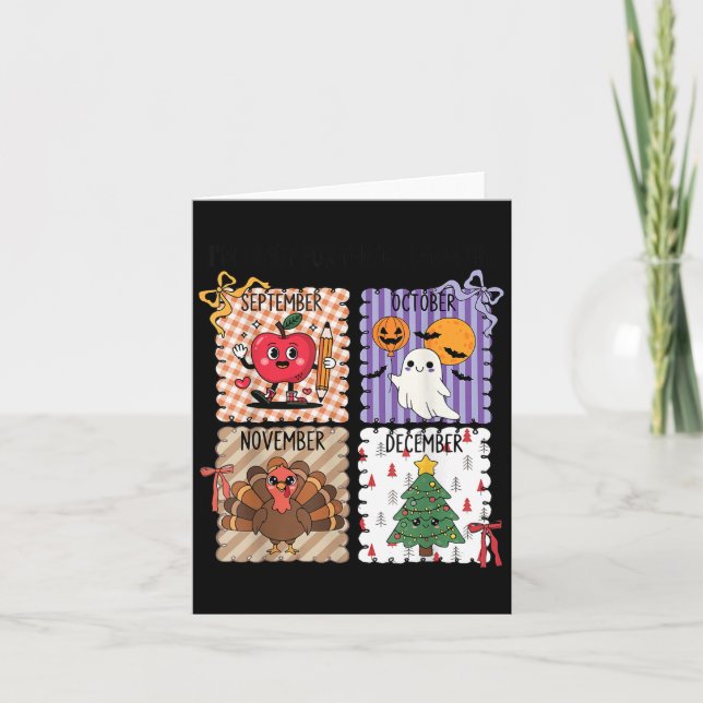 Cartão The ber Months Back To School Halloween Thanksgivi (Frente)