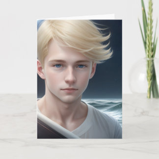 Cartão The Blond Boy Greetings Card