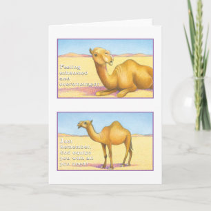 Cartão The Camel Greeting Card Isaiah 41:10