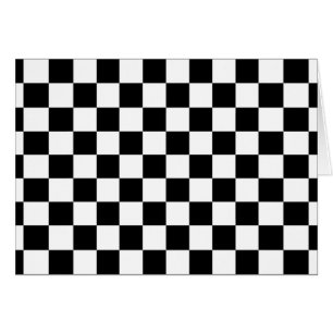 Cartão The Checker Flag Blank Inside