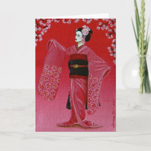 Cartão "The Cherry Blossom Dance" (Miyako Odori)