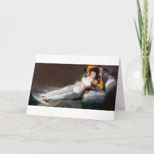 Cartão The Clothed Maja, Francisco Goya, 1798-1803