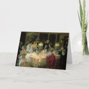 Cartão The End of Dinner, 1913