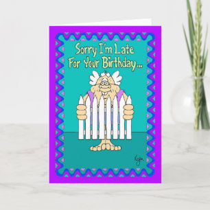 Cartão THE FENCE Belated Birthday Card
