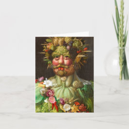 Cartão The Four Seasons: Vertumnus - Giuseppe Arcimboldo