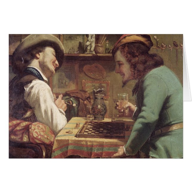 Cartão The Game dos esboços, 1844 (Frente Horizontal)