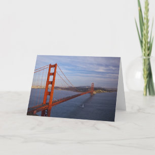 Cartão The Golden Gate Bridge from the Marin