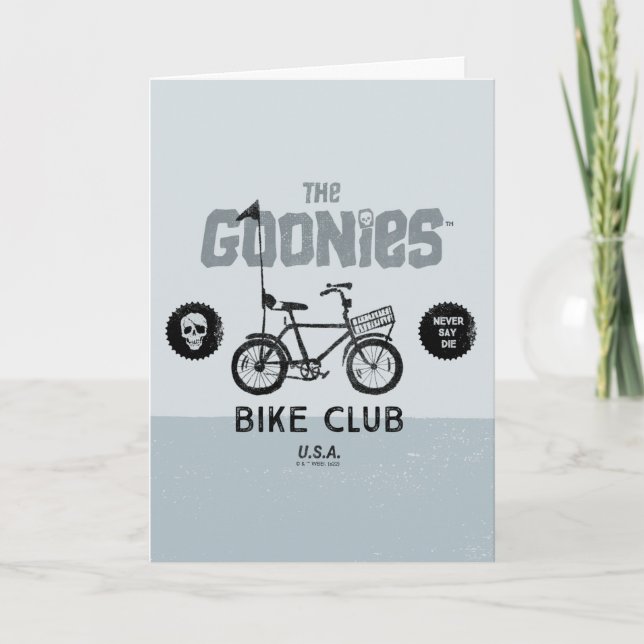 Cartão The Goonies Bike Club U.A. (Frente)