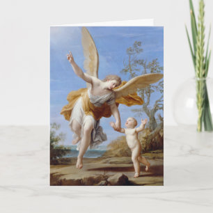 Cartão "The Guardian Angel" greeting card