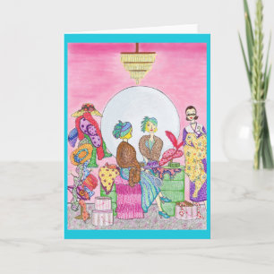 Cartão The Hat Shop Paris Boutique Greeting Card