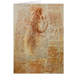 Cartão The Heart and the Bronchial Arteries Parchment